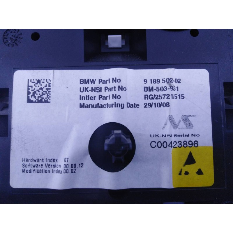 Recambio de cuadro instrumentos para bmw mini (r56) cooper d referencia OEM IAM 913951502 BM503931 E3-A2-51-4