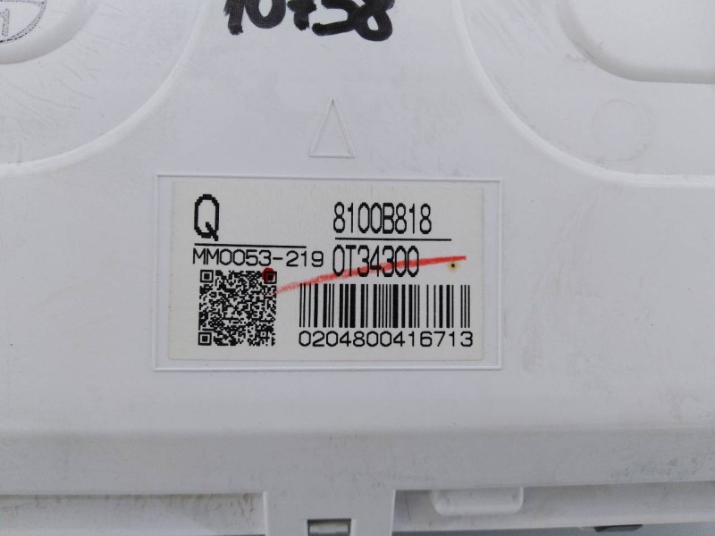 Recambio de cuadro instrumentos para mitsubishi asx (ga0w) motion 4wd referencia OEM IAM 8100B818 0T34300 E3-A2-18-2