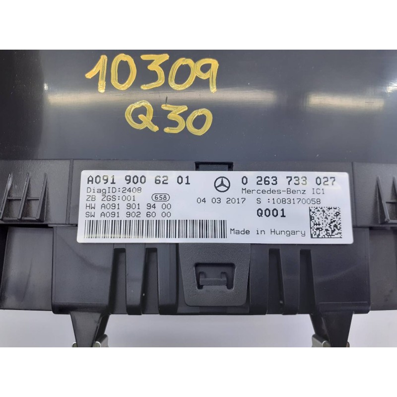 Recambio de cuadro instrumentos para infiniti q30 2.2d referencia OEM IAM A0919006201 0263733027 E3-B4-41-1