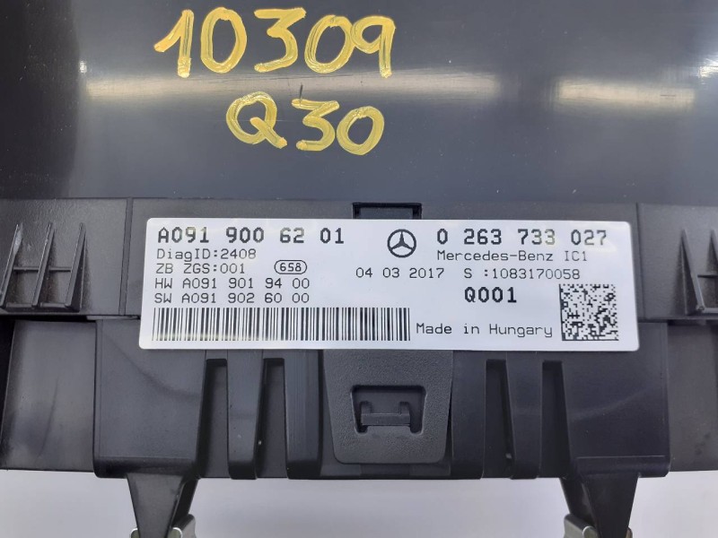 Recambio de cuadro instrumentos para infiniti q30 2.2d referencia OEM IAM A0919006201 0263733027 E3-B4-41-1