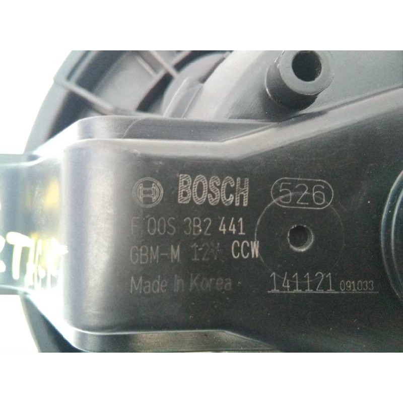 Recambio de ventilador calefaccion para kia sportage drive 4x2 referencia OEM IAM E00S3B2441  E2-B5-29-1
