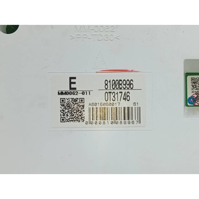 Recambio de cuadro instrumentos para mitsubishi l 200 diamant edition 4wd referencia OEM IAM 8100B996 0T31746 E3-A1-19-4