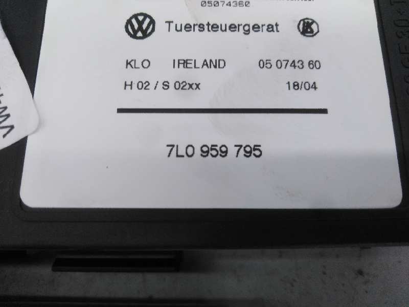 Recambio de motor elevalunas trasero izquierdo para volkswagen touareg (7la) tdi r5 referencia OEM IAM 7L0959795  E1-B6-28-2