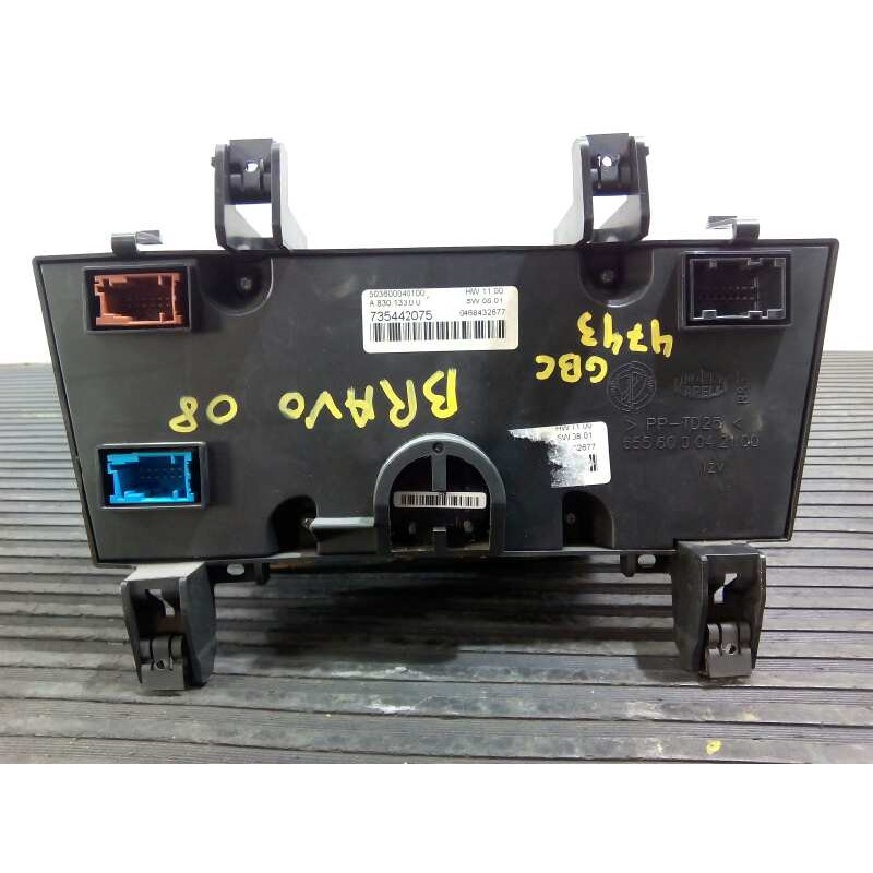 Recambio de mando climatizador para fiat bravo (198) 1.9 16v dynamic multijet referencia OEM IAM 735442075  E2-B2-56-1