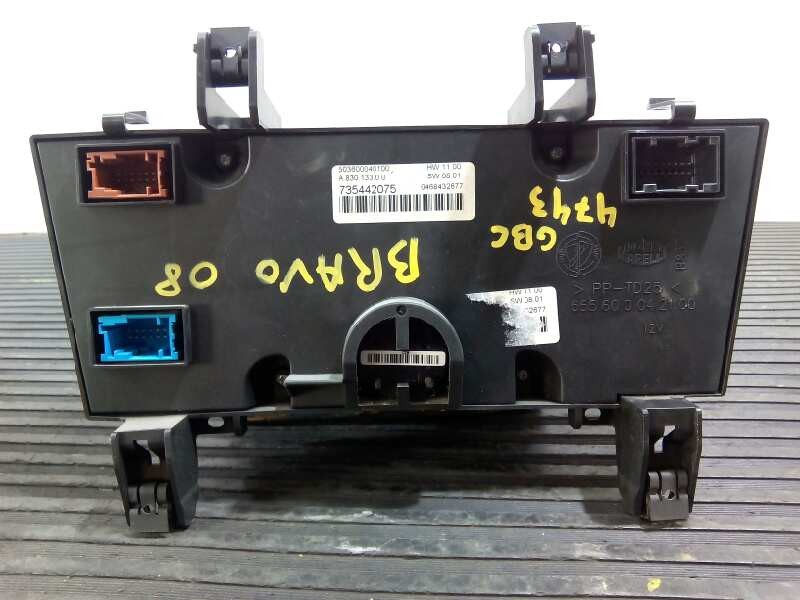 Recambio de mando climatizador para fiat bravo (198) 1.9 16v dynamic multijet referencia OEM IAM 735442075  E2-B2-56-1