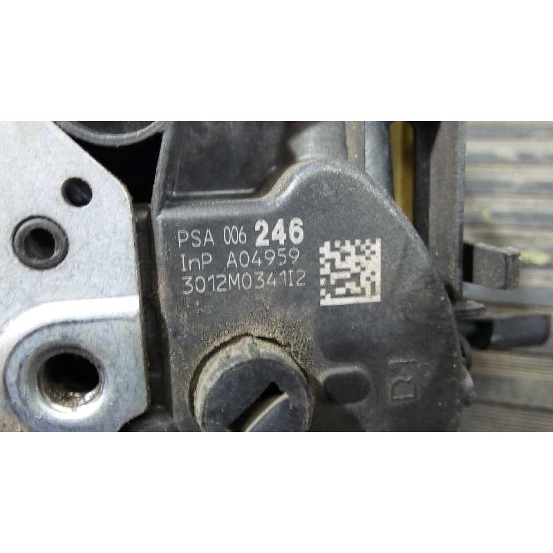 Recambio de cerradura puerta delantera derecha para citroën c3 collection referencia OEM IAM 3012M03412  E1-A4-28-1