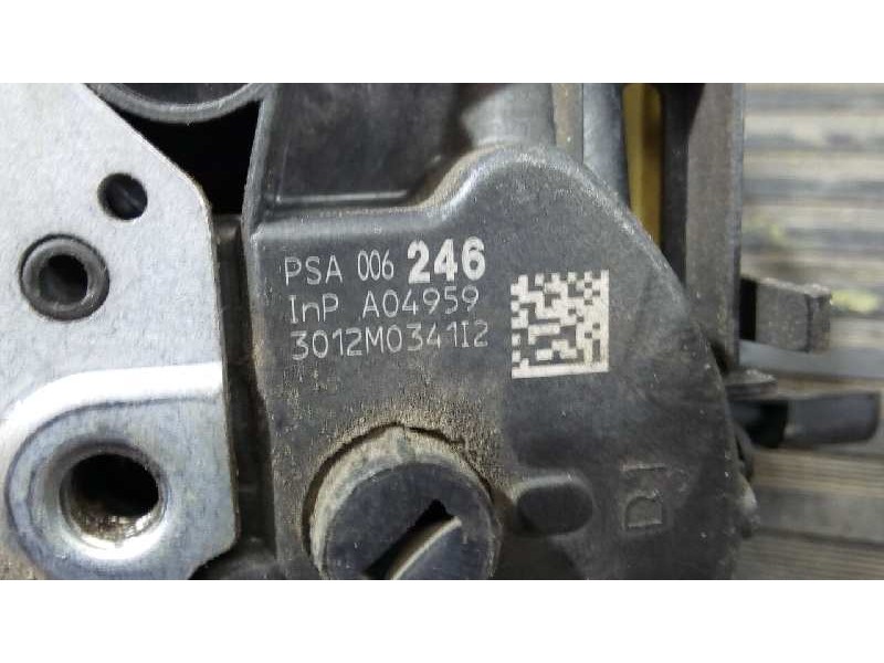 Recambio de cerradura puerta delantera derecha para citroën c3 collection referencia OEM IAM 3012M03412  E1-A4-28-1