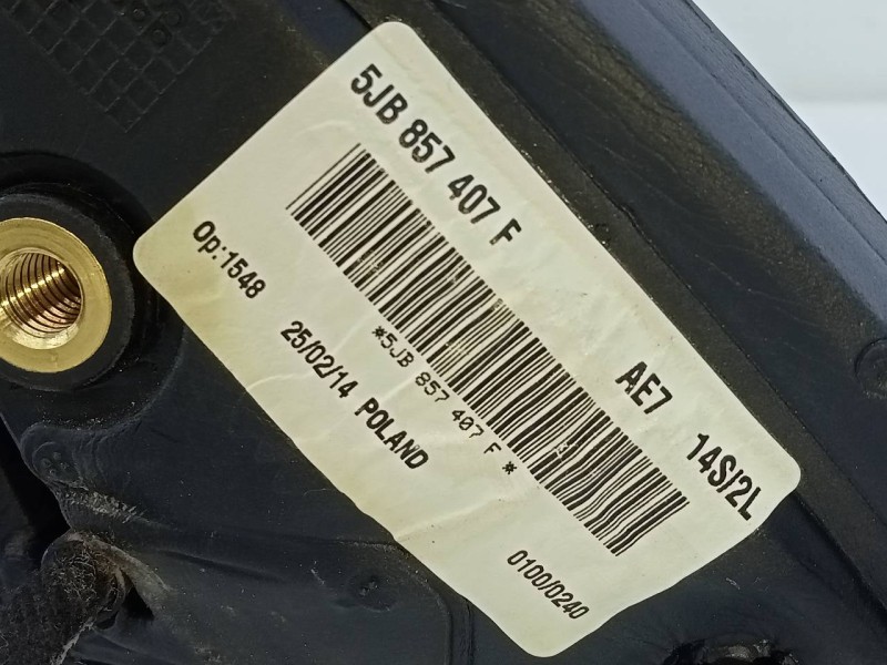 Recambio de retrovisor izquierdo electrico para seat toledo (kg3) style referencia OEM IAM 5JB857407F  E1-B6-43-2