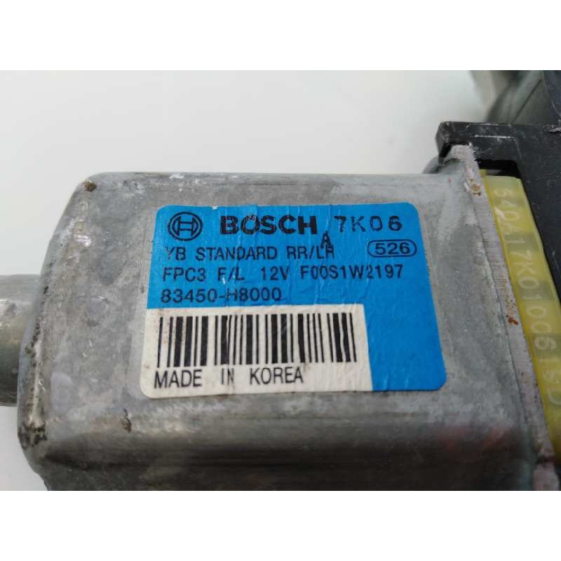 Recambio de elevalunas trasero izquierdo para kia stonic (ybcuv) vision referencia OEM IAM 83450H8000  E2-B5-20-1