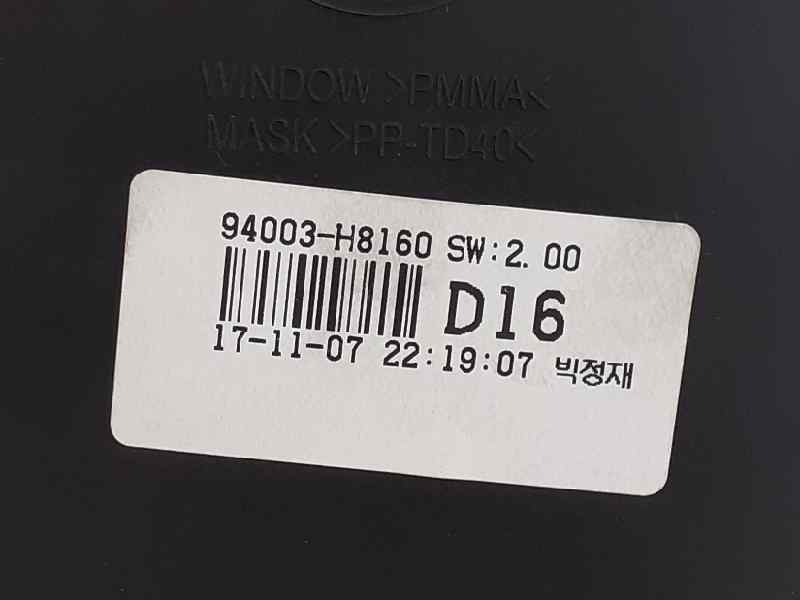 Recambio de cuadro instrumentos para kia stonic (ybcuv) vision referencia OEM IAM 94003H8160 69241711060248 E3-A2-3-1