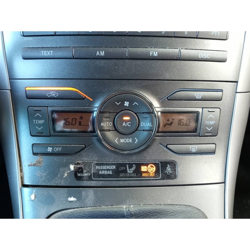 Recambio de mando climatizador para toyota auris active referencia OEM IAM 5590002221  E3-B2-12-2