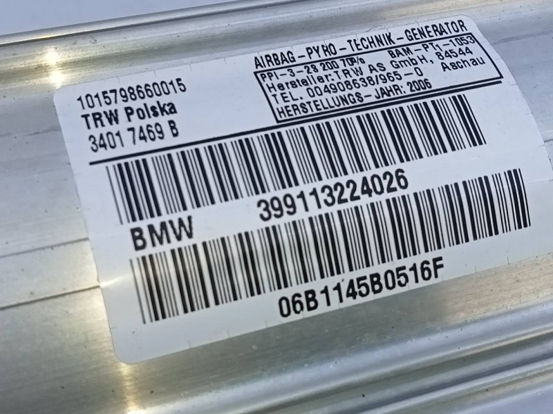 Recambio de airbag delantero derecho para bmw serie 1 berlina (e81/e87) 118d referencia OEM IAM 399113224026  E1-A3-51-2