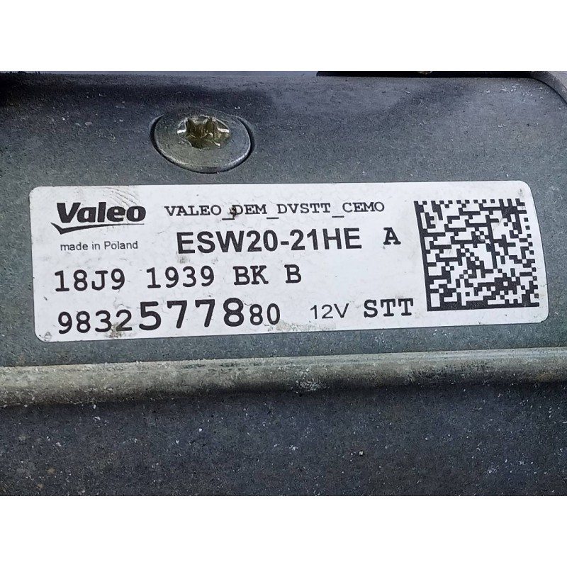 Recambio de motor arranque para citroën c-elysée origins referencia OEM IAM 9832577880  P3-B7-18-3