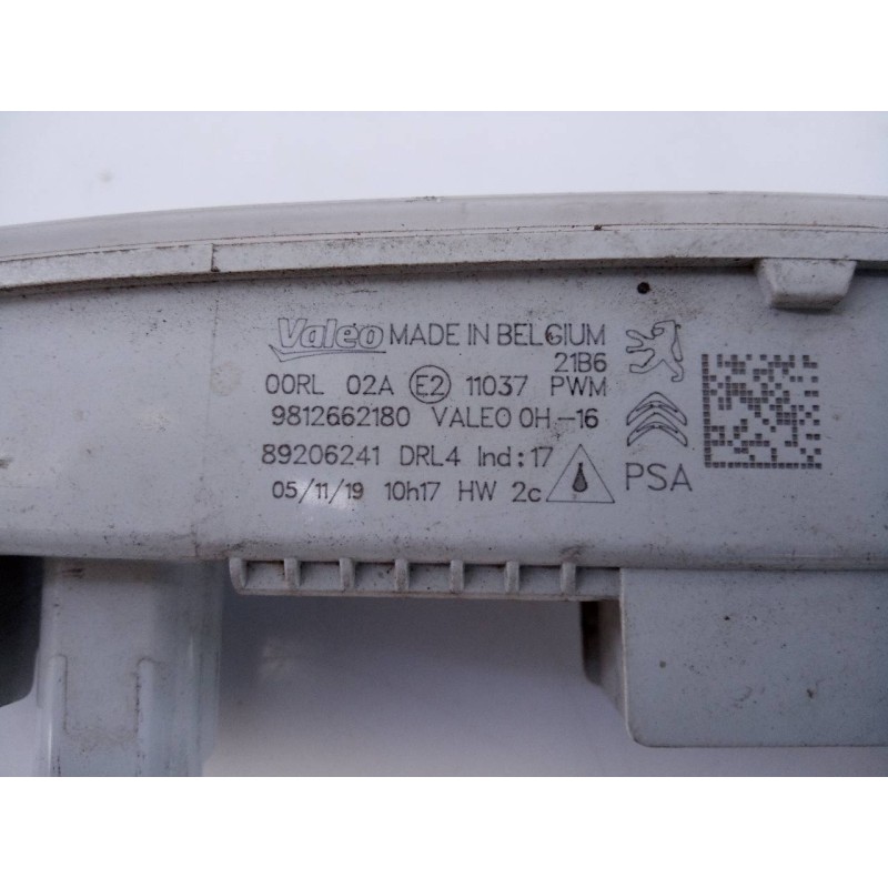 Recambio de piloto delantero izquierdo para citroën c-elysée origins referencia OEM IAM 9812662180  E1-A4-39-1