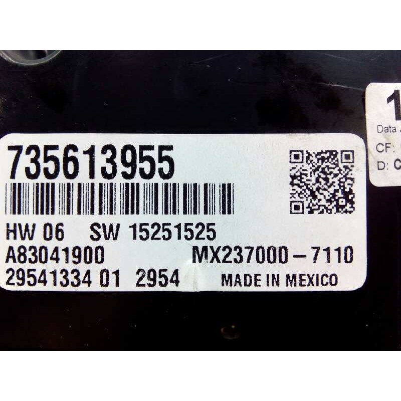 Recambio de mando climatizador para fiat 500 l (330) pop star referencia OEM IAM 735613955 29541334012954 E2-B2-56-2