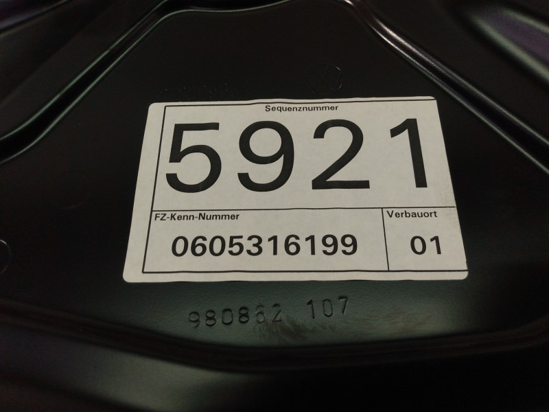 Recambio de elevalunas trasero derecho para volkswagen passat berlina (3c2) advance referencia OEM IAM 980862107  P2-B4-17