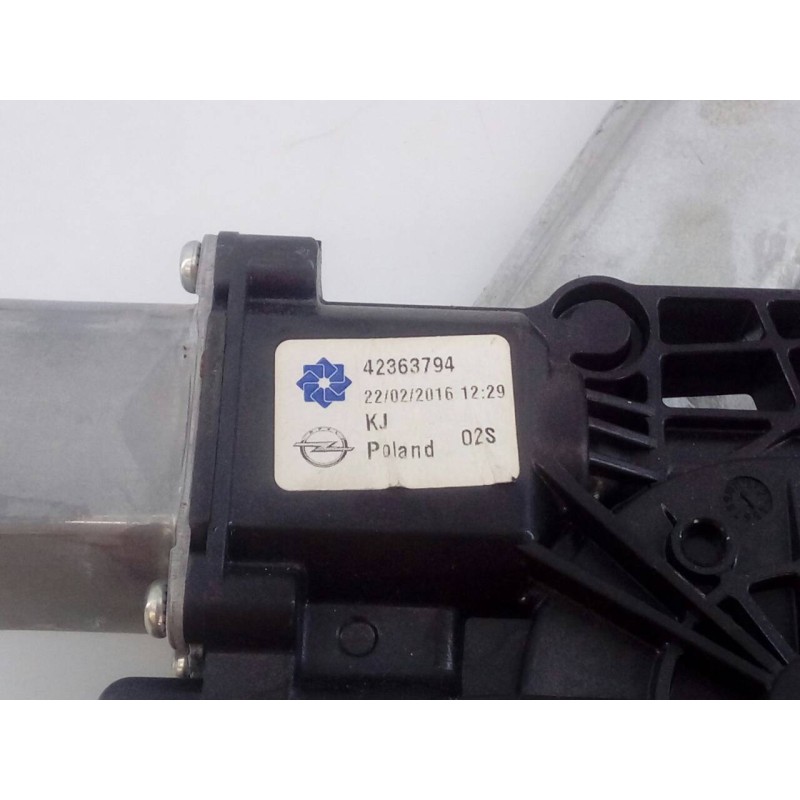 Recambio de elevalunas trasero izquierdo para opel mokka referencia OEM IAM 42363794  E2-B6-15-1