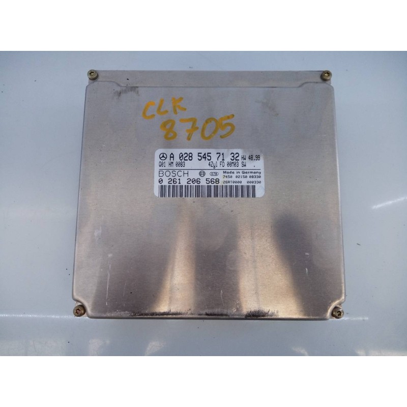 Recambio de centralita motor uce para mercedes-benz clase clk (w208) cabrio 200 (208.435) referencia OEM IAM A0285457132 0261206