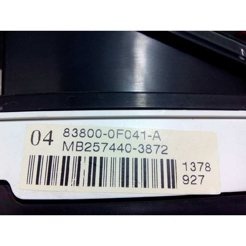 Recambio de cuadro instrumentos para toyota corolla verso (r1) 1.8 sol referencia OEM IAM 8380000F041A MB2574403872 E2-B4-16-1
