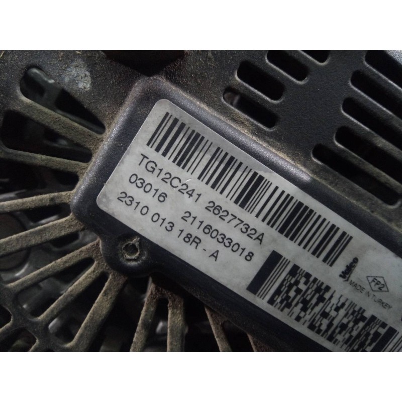 Recambio de alternador para renault clio iv dynamique referencia OEM IAM 2627732A 2116033018 P3-A4-19-5
