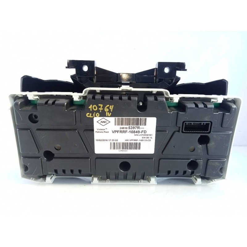 Recambio de cuadro instrumentos para renault clio iv dynamique referencia OEM IAM 248105397R  E2-A1-37-3
