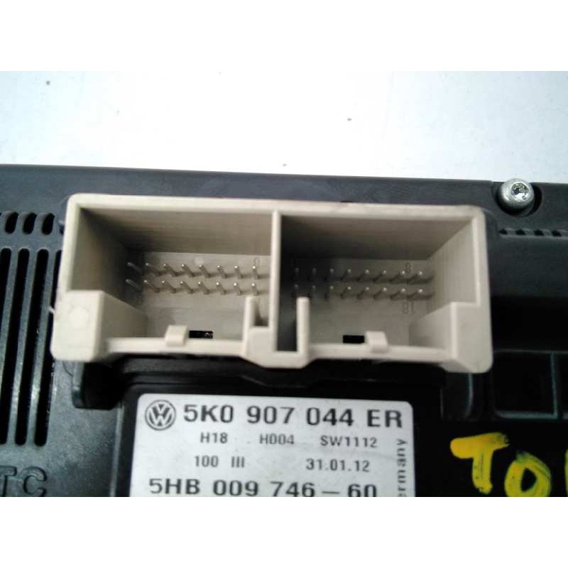 Recambio de mando climatizador para volkswagen touran (1t3) edition bluemotion referencia OEM IAM 5K090704436 5HB00974660 