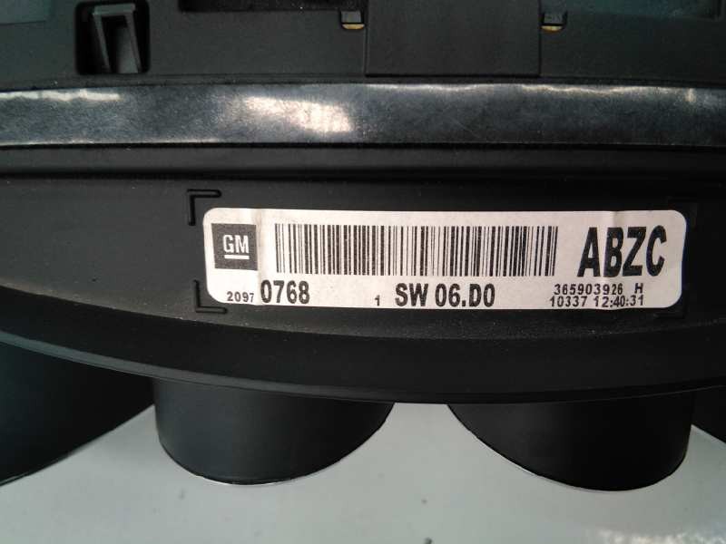 Recambio de cuadro instrumentos para opel insignia berlina edition referencia OEM IAM 20970768 365903926H E3-A5-24-5