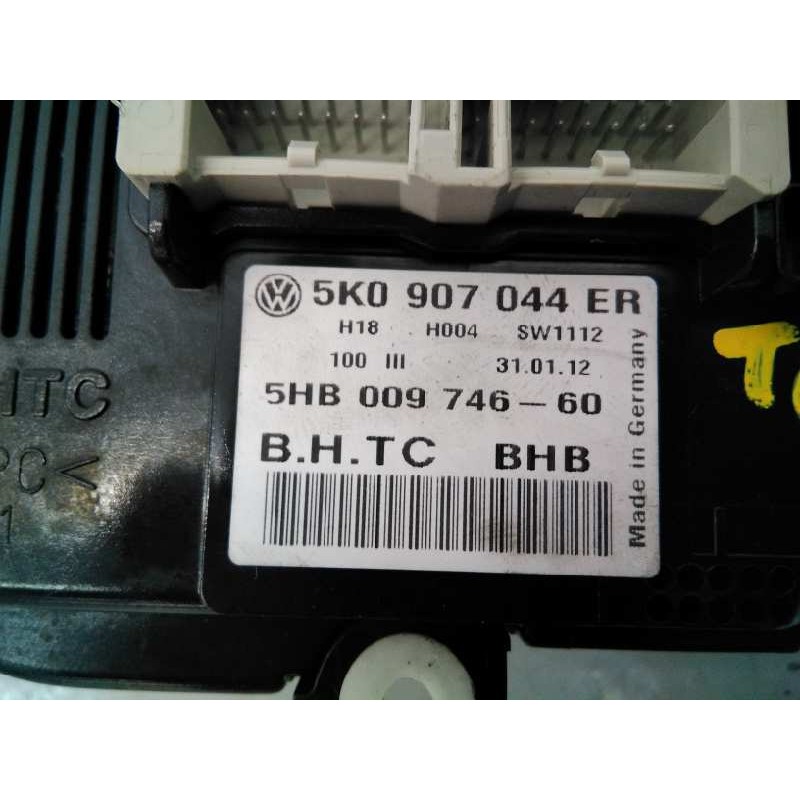 Recambio de mando climatizador para volkswagen touran (1t3) edition bluemotion referencia OEM IAM 5K090704436 5HB00974660 