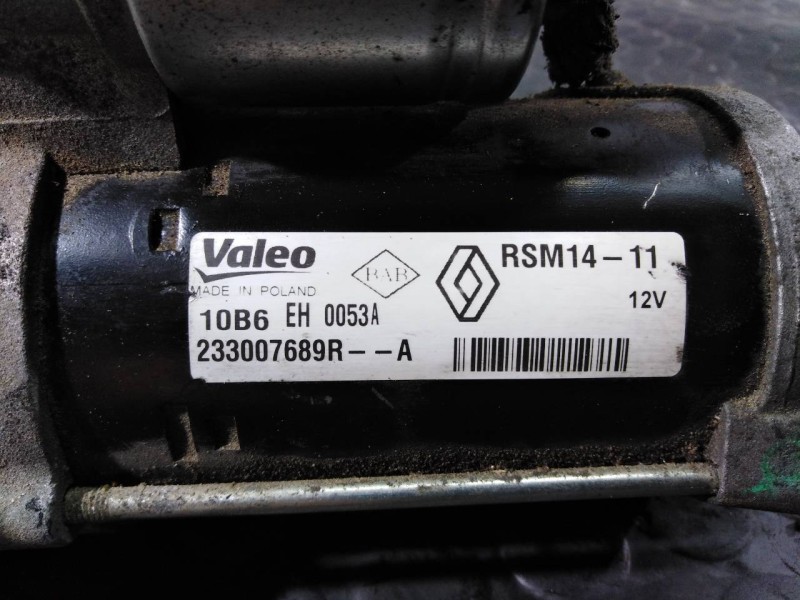 Recambio de motor arranque para renault clio iv dynamique referencia OEM IAM 233007689R 10B6EH0053A P3-B8-9-1