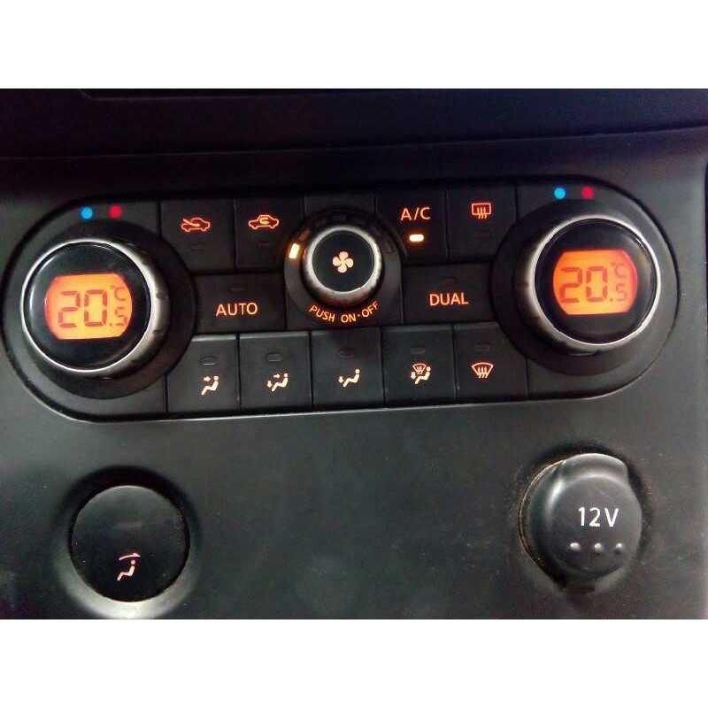 Recambio de mando climatizador para nissan qashqai (j10) acenta referencia OEM IAM 27500JD45C A02000A7706001 E3-B4-25-1