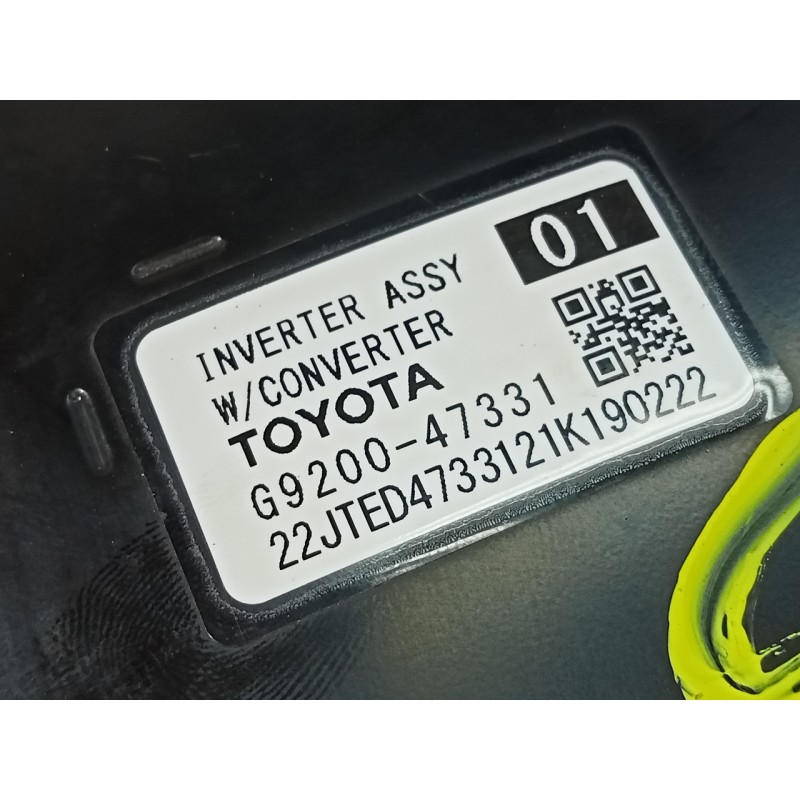 Recambio de bateria para toyota c-hr hybrid advance referencia OEM IAM G920047331  