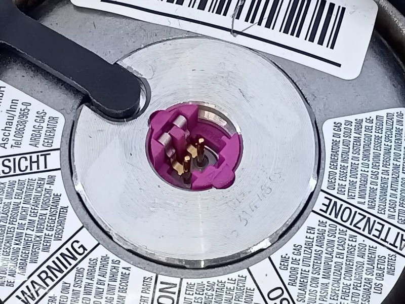 Recambio de airbag delantero izquierdo para fiat ducato furgón 30 130 (rs: 3000 mm) (l1h1) referencia OEM IAM 34173897B 07354879