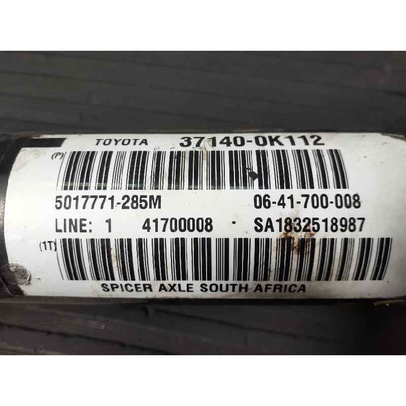 Recambio de transmision central para toyota hilux (kun) referencia OEM IAM 37140OK112 5017771285M P1-A6-41