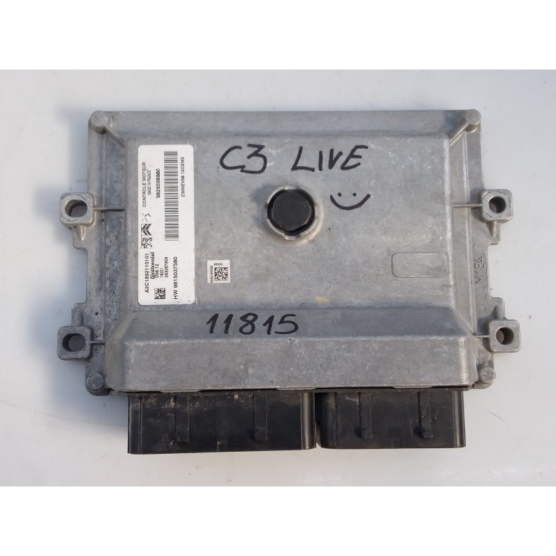 Recambio de centralita motor uce para citroën c3 live referencia OEM IAM 9829598880 9815037580 E3-B2-25-2