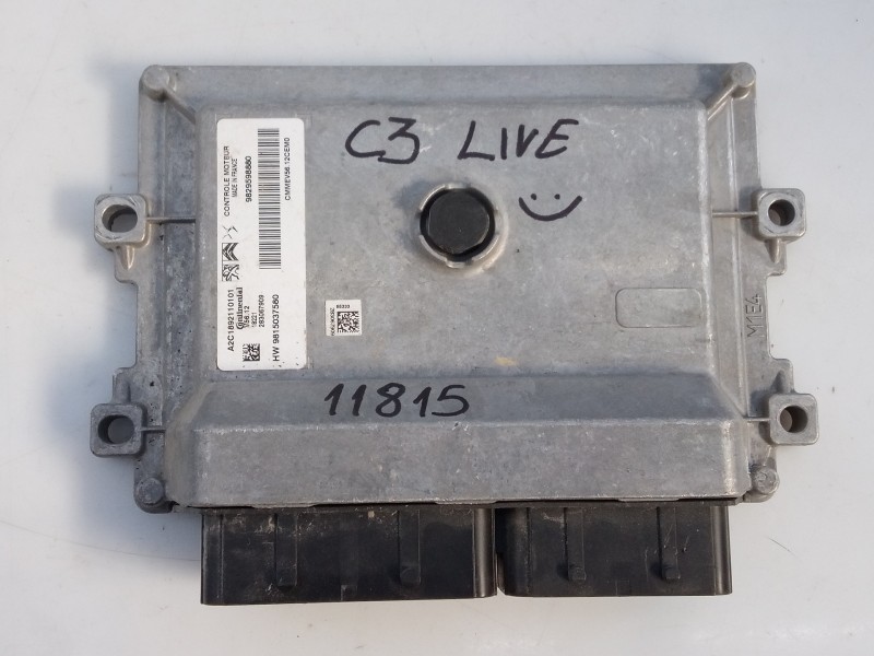 Recambio de centralita motor uce para citroën c3 live referencia OEM IAM 9829598880 9815037580 E3-B2-25-2