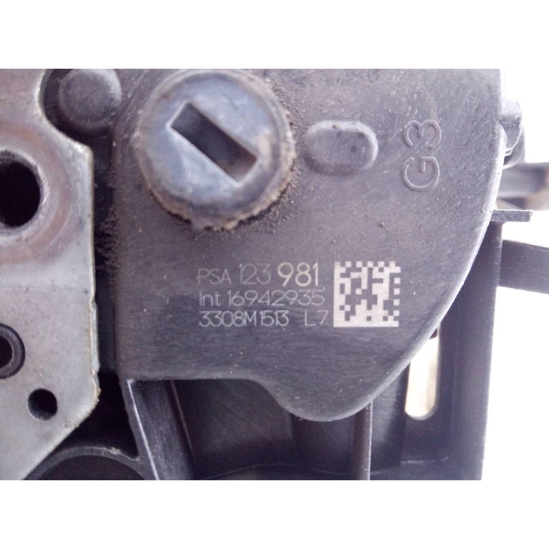 Recambio de cerradura puerta delantera izquierda para citroën c3 live referencia OEM IAM 16942935 3308M513L7 E1-A4-52-1