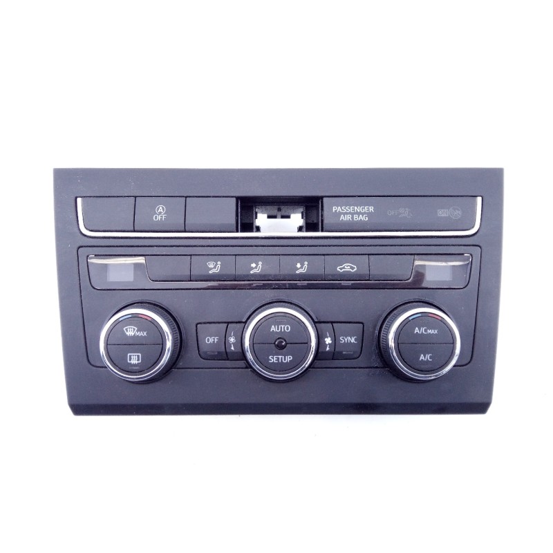 Recambio de mando climatizador para seat leon (5f1) style visio edition referencia OEM IAM 5F0907044AK  E2-A1-28-2