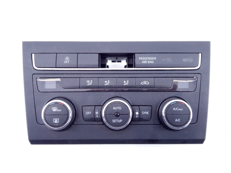 Recambio de mando climatizador para seat leon (5f1) style visio edition referencia OEM IAM 5F0907044AK  E2-A1-28-2
