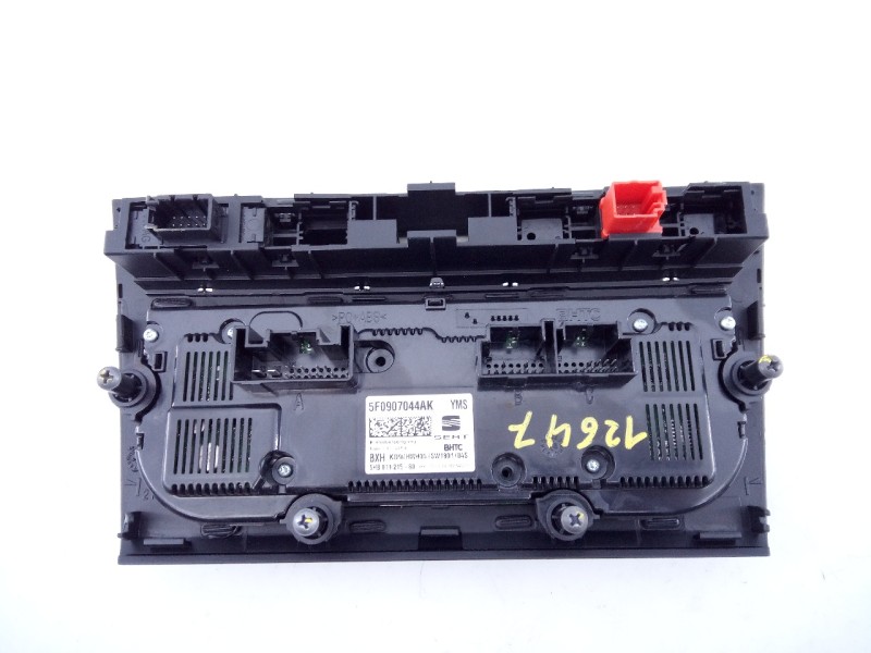 Recambio de mando climatizador para seat leon (5f1) style visio edition referencia OEM IAM 5F0907044AK  E2-A1-28-2