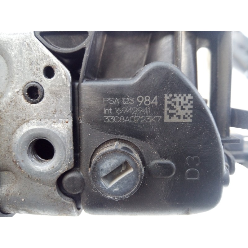 Recambio de cerradura puerta trasera derecha para citroën c3 live referencia OEM IAM 123984 3308A0723K7 E1-A4-40-2