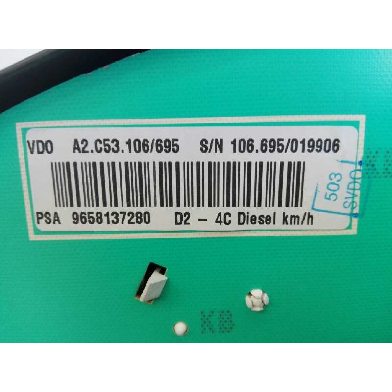 Recambio de cuadro instrumentos para peugeot 407 confort referencia OEM IAM 0625070705 A2C53106695 E3-B2-8-4