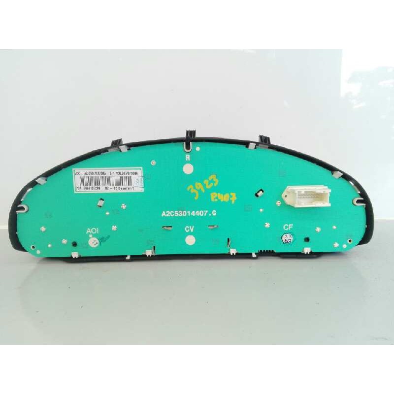 Recambio de cuadro instrumentos para peugeot 407 confort referencia OEM IAM 0625070705 A2C53106695 E3-B2-8-4