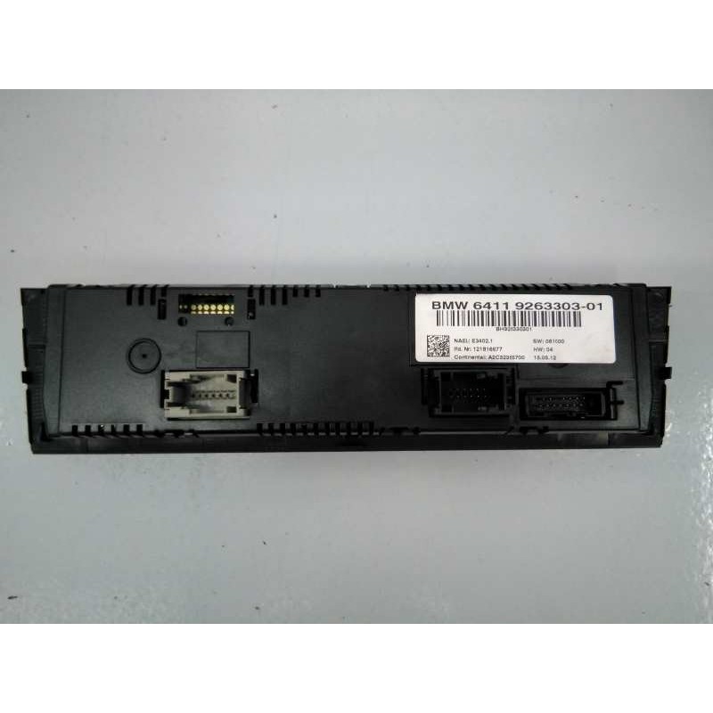 Recambio de mando climatizador para bmw x1 (e84) sdrive 18d referencia OEM IAM 6411926330301 51452991262 E3-A2-29-2