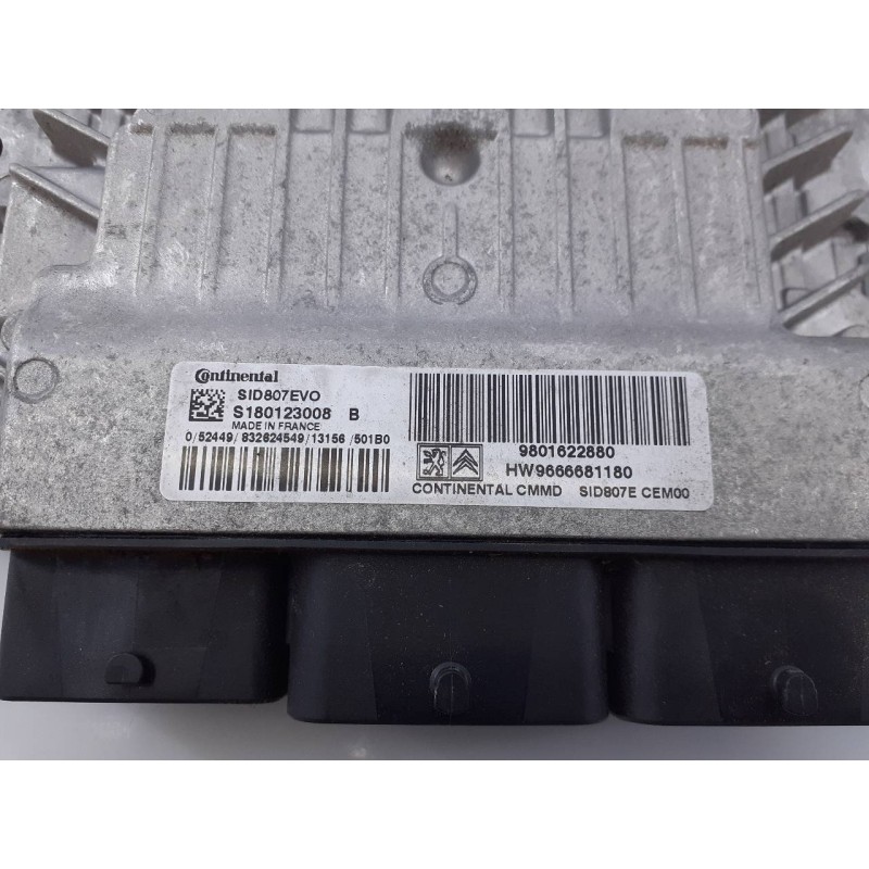 Recambio de centralita motor uce para citroën c4 lim. collection referencia OEM IAM 9801622880 S180123008B E3-B2-49-1
