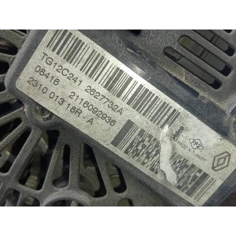 Recambio de alternador para renault clio iv business referencia OEM IAM 231001318R 2627732A P3-B4-17-4