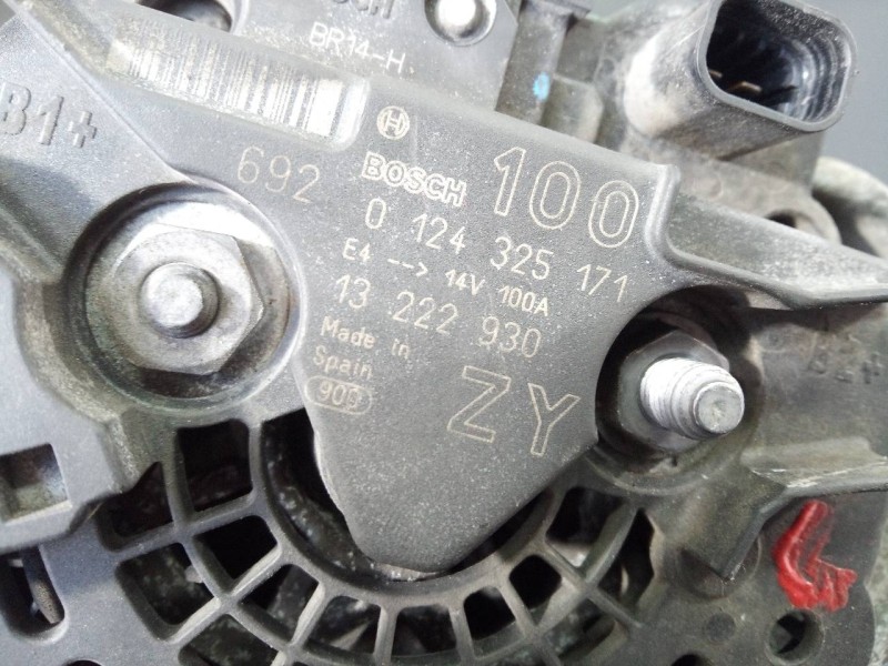 Recambio de alternador para opel corsa d cosmo referencia OEM IAM 0124325171  P3-A4-28-4