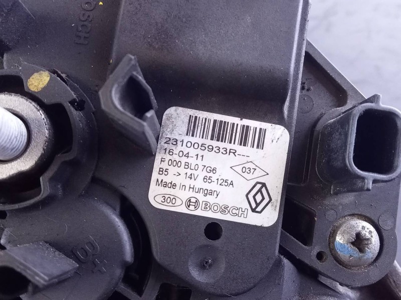 Recambio de alternador para dacia lodgy laureate referencia OEM IAM 231005933R  P3-A5-12-3