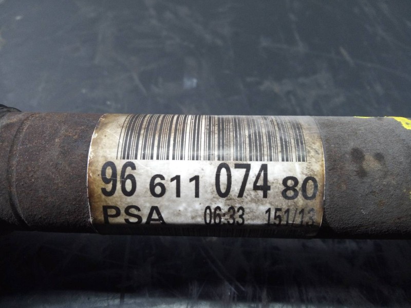 Recambio de transmision delantera derecha para citroën c4 lim. collection referencia OEM IAM 9661107480  P1-B6-37