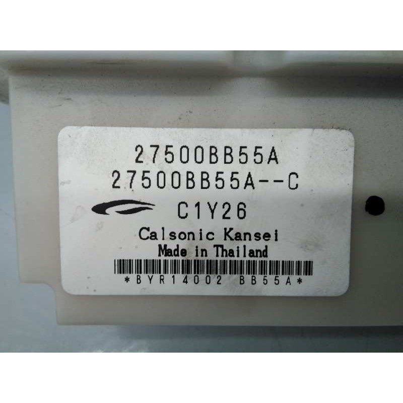 Recambio de mando climatizador para nissan qashqai (j10) tekna sport referencia OEM IAM 27500BB55A  E3-B4-32-2