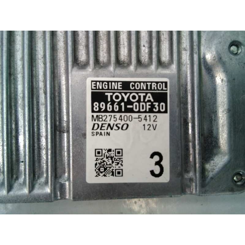 Recambio de centralita motor uce para toyota yaris active referencia OEM IAM 896610DF30 MB2754005412 E3-B2-10-1